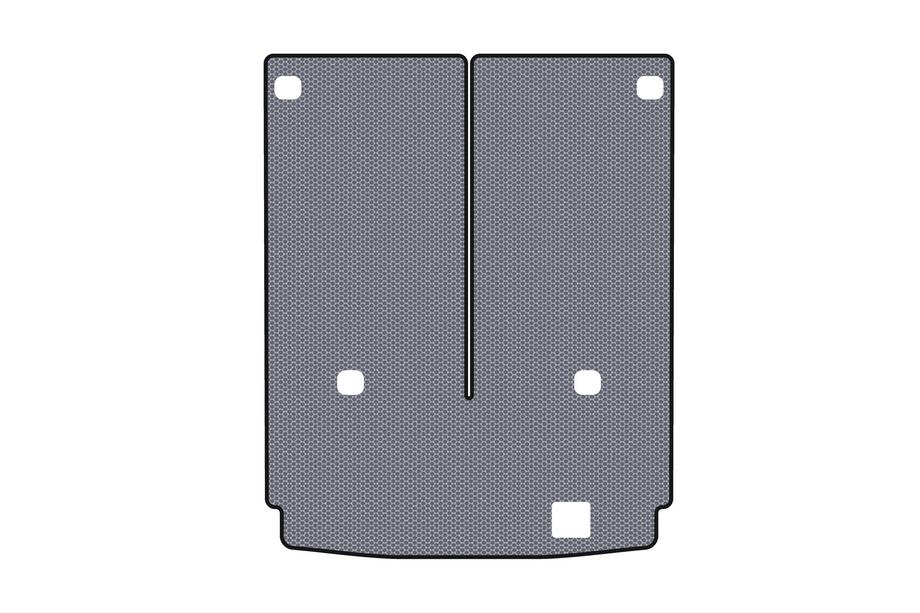 Mercedes GL class X164 2006-2012 Rubber trunk mat Carsuit (7-seater with folded 3rd row, gray) Image