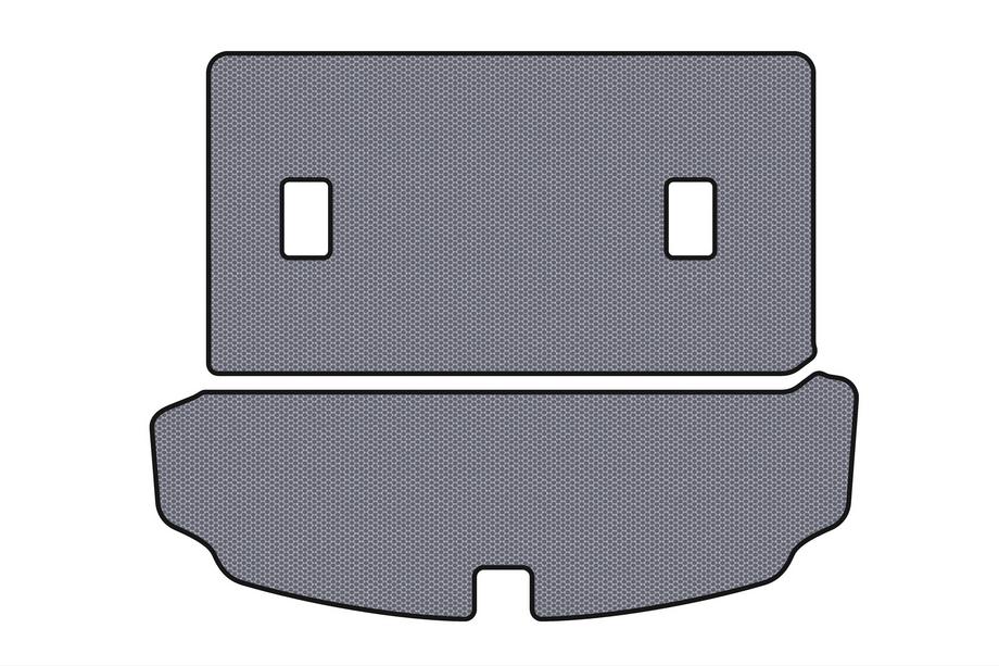 Acura MDX 2007-2013 Rubber trunk mat Carsuit V-2 (Gray) Photo 1