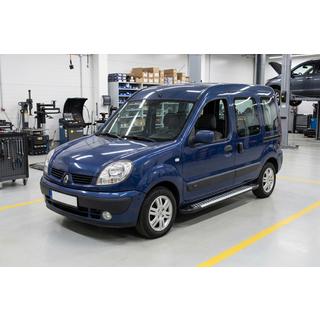 Side Steps Line (2 pcs, Aluminum) Renault Kangoo 1998-2008 photo 1