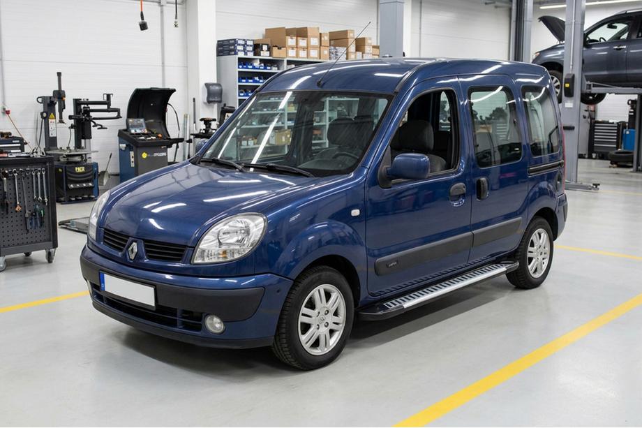 Renault Kangoo 1998-2008 Side Steps Line (2 pcs, Aluminum) Image
