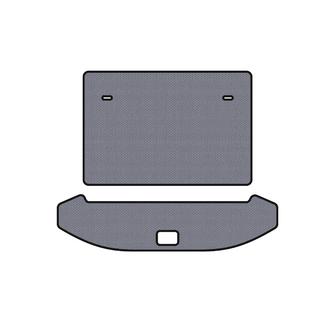 Rubber trunk mat Carsuit (3 rows, gray) photo 1