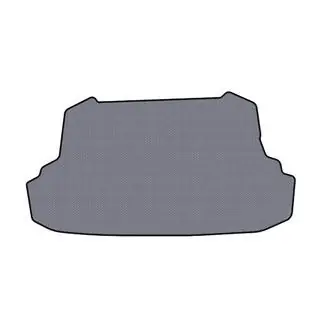 Rubber trunk mat Carsuit (with cutout for gas cylinder, SD, gray)
