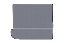 Citroen C-4 Picasso 2013–2022 Rubber trunk mat Carsuit (3rd row folded, gray) photo 1