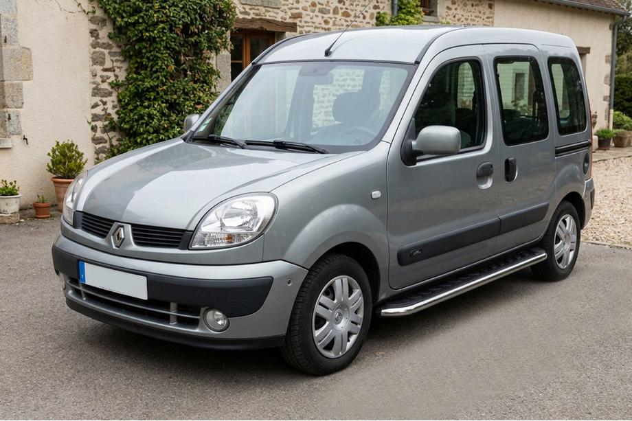 Renault Kangoo 1998-2008 Side Steps Maydos V1 (2 pcs, Aluminum & Stainless Steel) Image