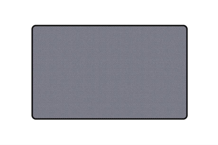 Kia Carens 1999-2012 Rubber trunk mat Carsuit (2006-2012, 3 rows, 7-seater, gray) Image