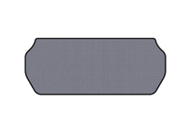 Opel Zafira A 1998-2005 Rubber trunk mat Carsuit (for 3rd row, 2003-2005, 7-seater, gray) photo 1
