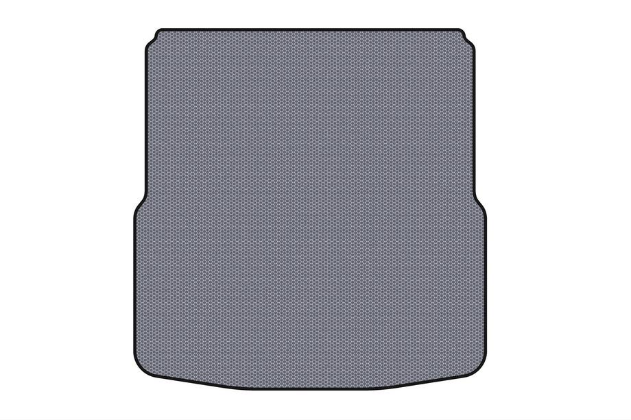 Skoda Superb 2009-2015 Rubber trunk mat Carsuit (double false floor, SW, gray) Photo 1