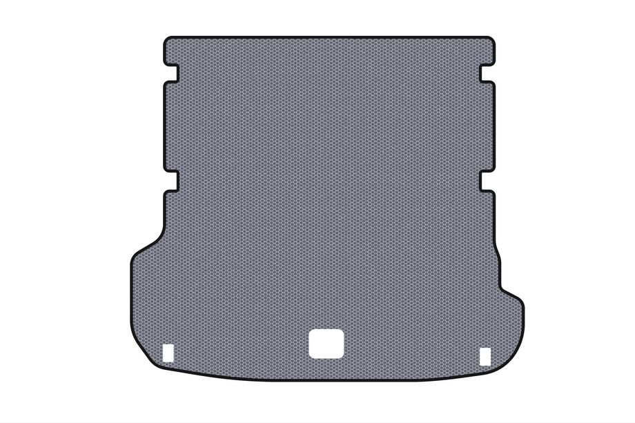 Audi Q7 2015–2026 Rubber trunk mat Carsuit (7-seater, gray) Photo 1