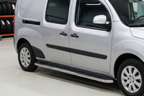 Renault Kangoo 2008–2020 Side Steps Maydos V1 (2 pcs, Aluminum & Stainless Steel) photo 1