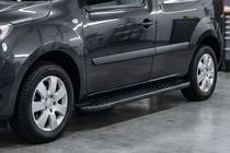 Renault Kangoo 2008–2020 Side Steps Bosphorus Black (2 pcs, Aluminum) photo 1