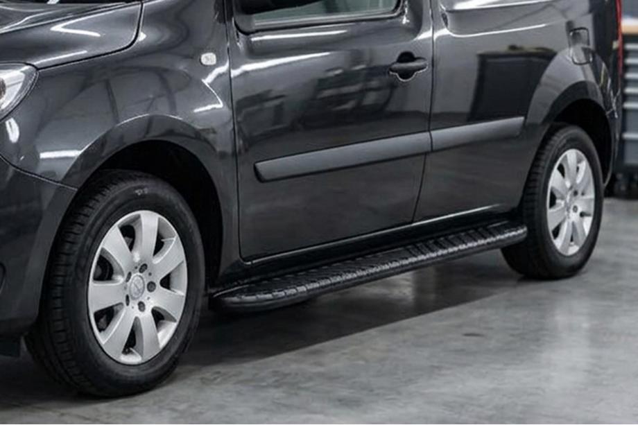 Renault Kangoo 2008–2020 Side Steps Bosphorus Black (2 pcs, Aluminum) Image