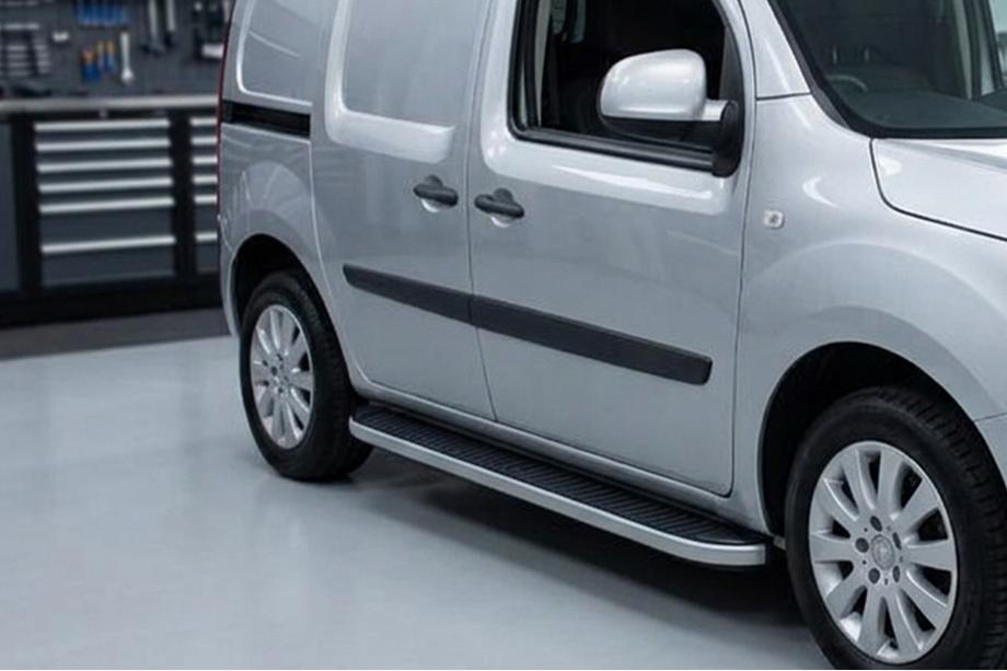 Renault Kangoo 2008–2020 Side Steps Tayga Grey (2 pcs, Aluminum) Image