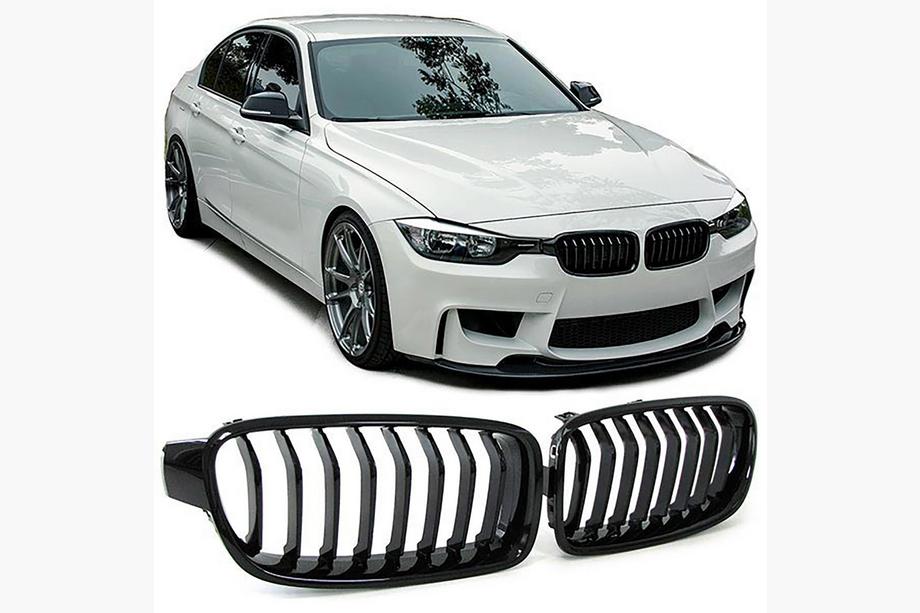 BMW 3 Series F30/F31 2012-2019 Grille Inserts 1Bar (8 Strips) Image