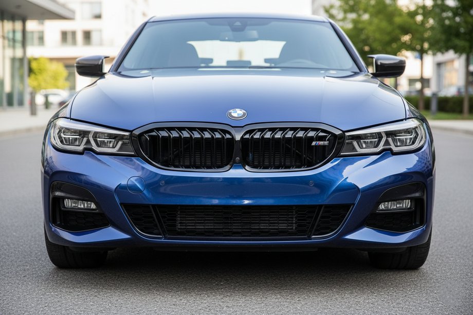 BMW 3 Series G20/G21 2018- M-Look V1 Kidney Grilles (2018-2022, Gloss Black) Image