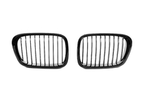 BMW 5 Series E39 1996-2003 1-Bar Kidney Grilles (2000-2003, Gloss Black) photo 2
