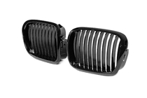 BMW 5 Series E39 1996-2003 1-Bar Kidney Grilles (2000-2003, Gloss Black) photo 3