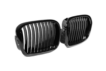 BMW 5 Series E39 1996-2003 1-Bar Kidney Grilles (2000-2003, Gloss Black) photo 4