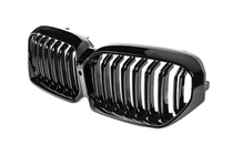 BMW 5 Series G30/G31 2017–2023 M-Look V2 Kidney Grilles (2021-2023, Gloss Black) photo 3