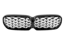 BMW 5 Series G30/G31 2017–2023 Diamond Black Kidney Grilles (2021-2023) photo 3