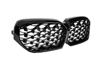 BMW 5 Series G30/G31 2017–2023 Diamond Black Kidney Grilles (2021-2023) photo 4