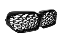BMW 5 Series G30/G31 2017–2023 Diamond Silver Grille Inserts (2021-2023) photo 4
