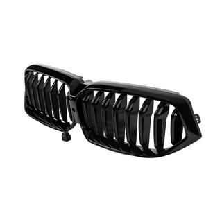 Kidney Grilles 1-Bar (2020-2023, Gloss Black) BMW 6 Series G32 2017- photo 3