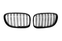 BMW 7 Series F01/F02 2008-2015 Kidneys M-Look (Gloss Black) photo 2