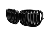BMW 7 Series F01/F02 2008-2015 Kidneys M-Look (Gloss Black) photo 3