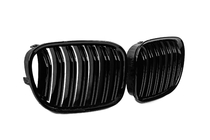 BMW 7 Series F01/F02 2008-2015 Kidneys M-Look (Gloss Black) photo 4