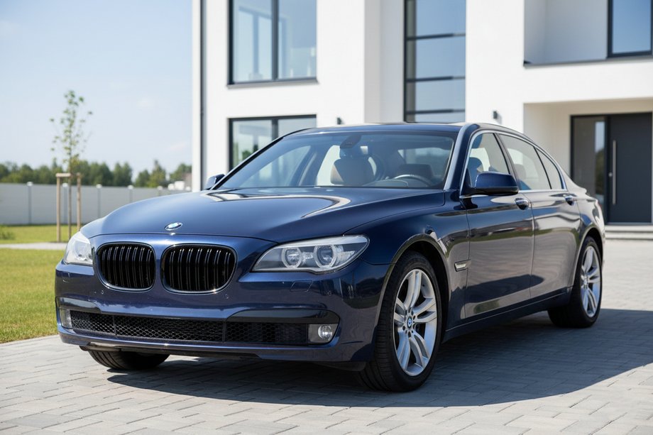 BMW 7 Series F01/F02 2008-2015 Kidneys M-Look (Gloss Black) Image