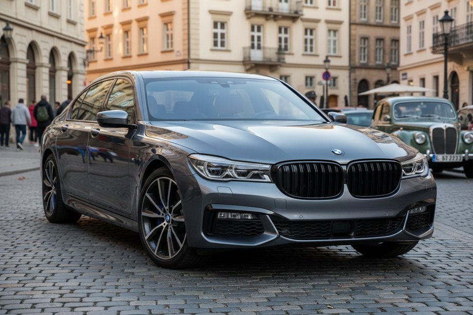 BMW 7 Series G11/G12 2015-2022 M-Look Kidney Grilles (2019-2022, Gloss Black) Photo 1