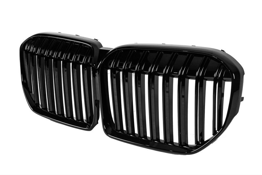 BMW 7 Series G11/G12 2015-2022 M-Look Kidney Grilles (2019-2022, Gloss Black) Photo 3