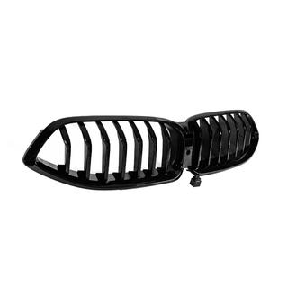 Grille 1-Bar (2018-2022, Gloss Black) BMW 8 Series G14/G15/G16 2018- photo 4