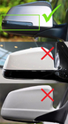BMW 5 Series F07 2009–2017 Mirror Caps M-Look 2013-2017 (with clips, 2 pcs) photo 6