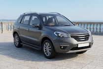 Renault Koleos 2008-2016 Side Steps Allmond Black (2 pcs, Aluminum) photo 1