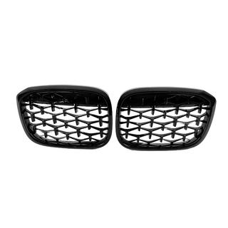 Diamond Black Kidney Grilles (2018-2021, black trim) photo 2