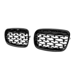 Diamond Black Kidney Grilles (Gloss Black) photo 3