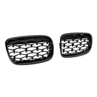 Diamond Black Kidney Grilles (Gloss Black) photo 4
