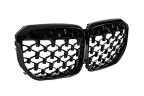 BMW X5 G05 2019–2026 Diamond Black Kidney Grilles (2018-2022, Gloss Black) photo 4