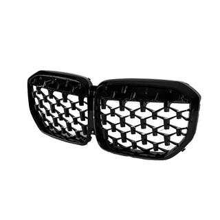 Diamond Black Kidney Grilles (2018-2022, Gloss Black) BMW X5 G05 2019–2026 photo 3