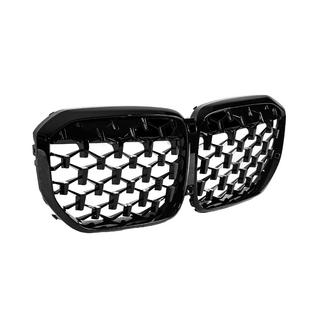 Diamond Black Kidney Grilles (2018-2022, Gloss Black) BMW X5 G05 2019–2026 photo 4