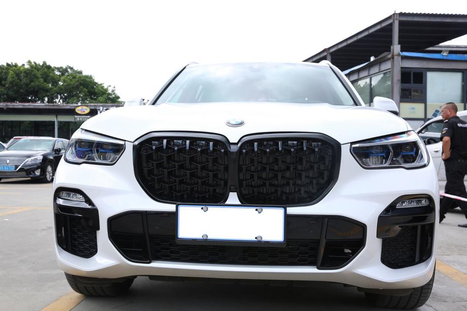 BMW X5 G05 2019–2026 Diamond Black Kidney Grilles (2018-2022, Gloss Black) Image