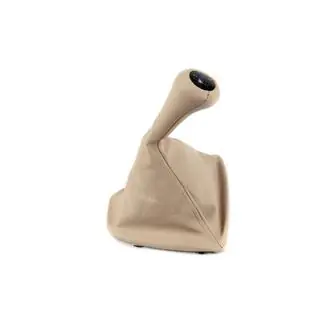 Gear shift knob with boot 25118037308 beige (6-speed) photo 1