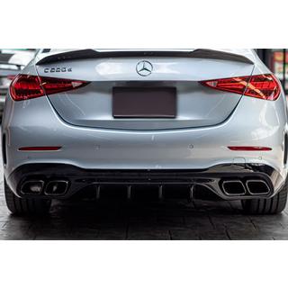 Rear diffuser with exhaust tips (AMG C63 design)