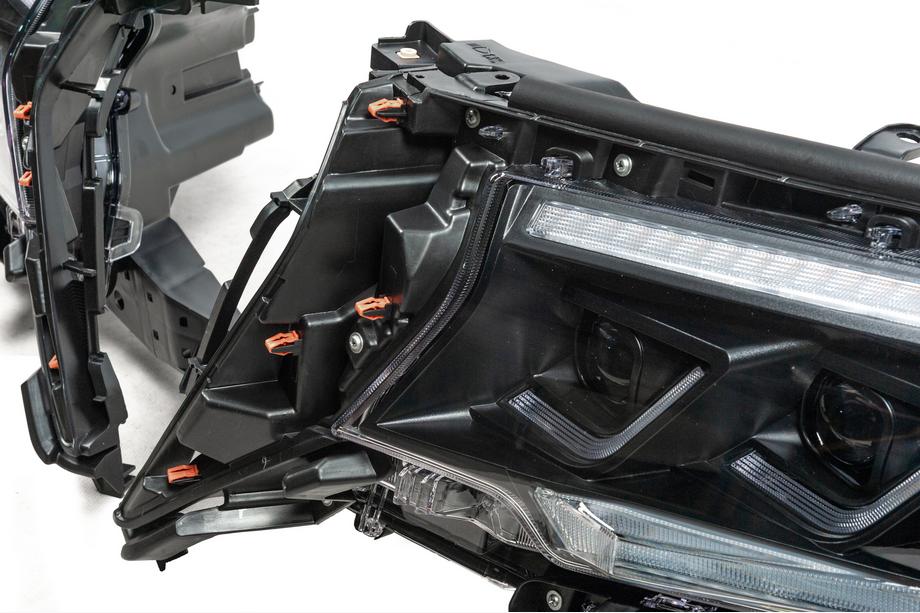 Toyota Land Cruiser Prado 150 2009-2023 Front Headlights Lexus-Design-3-LED V2 (2017+, Set of 2) Photo 5