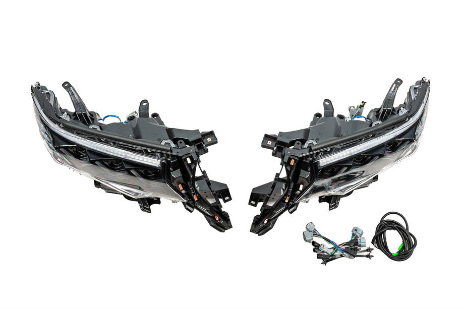 Toyota Land Cruiser Prado 150 2009-2023 Front Headlights Lexus-Design-3-LED V2 (2017+, Set of 2) Photo 6