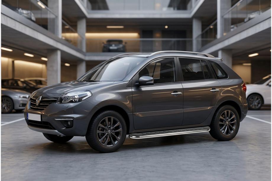 Renault Koleos 2008-2016 Side Steps Maydos V1 (2 pcs, Aluminum & Stainless Steel) Image