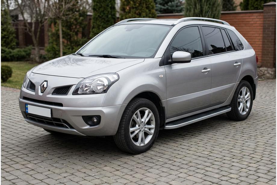 Renault Koleos 2008-2016 Side Steps Tayga Grey (2 pcs, Aluminum) Image