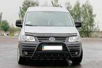 Volkswagen Caddy 2004-2010 Bull Bar WT004 Black (Stainless Steel) photo 2