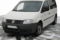 Volkswagen Caddy 2004-2010 Bull Bar WT004 Black (Stainless Steel) photo 1
